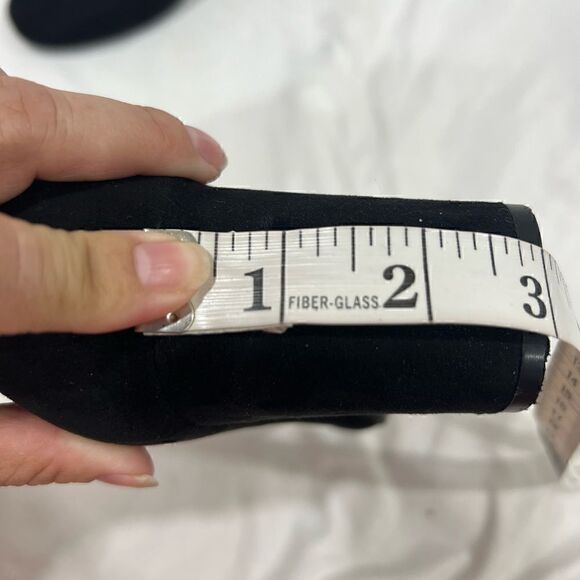 Kelly and Katie black suede chunk hill size - Picture 10 of 12